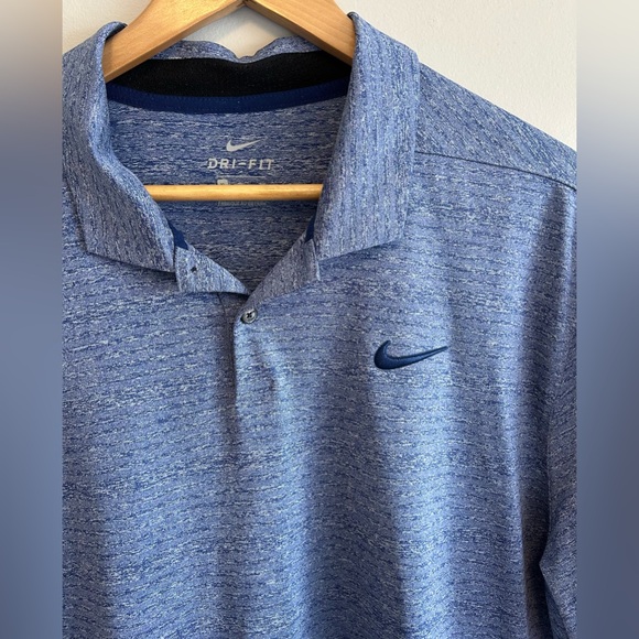 Nike Golf Dri-Fit Polo Shirt XL Vapor Heather Embroidered Swoosh Logo Like New - Picture 5 of 8